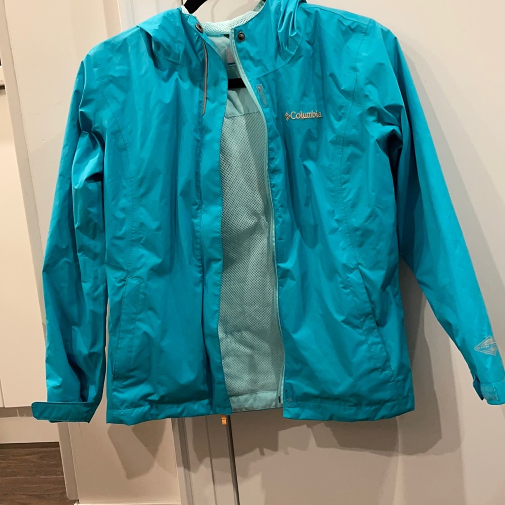 Columbia zipper nylon jacket